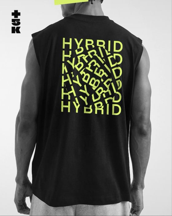 T-shirt sem mangas Hybrid / Hyrox + 5K