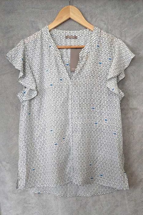 Bluzka z krótkim rękawkiem w kotki Orsay 44