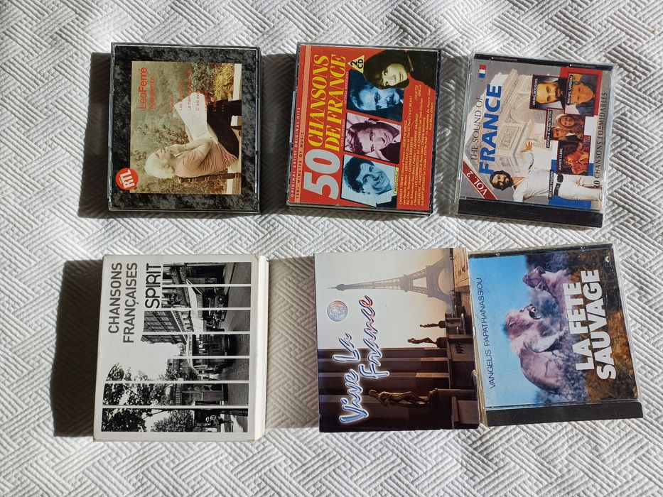 12 CDs música francesa