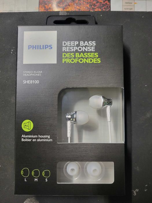 Philips SHE8100 Słuchawki BIAŁE