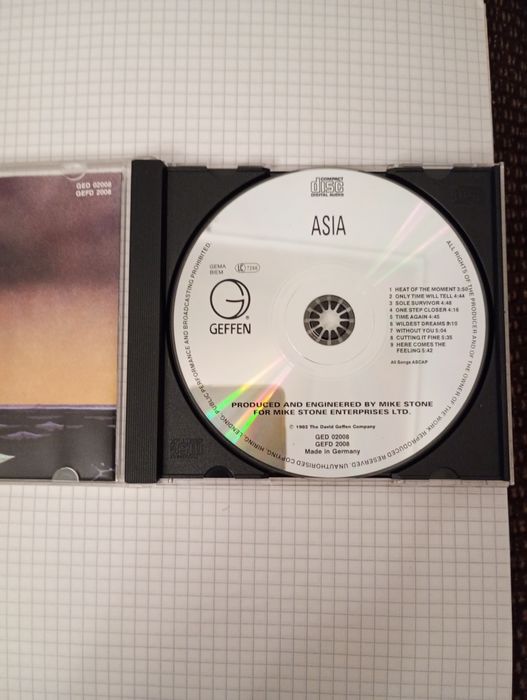 Asia -Asia CD 1a edicão