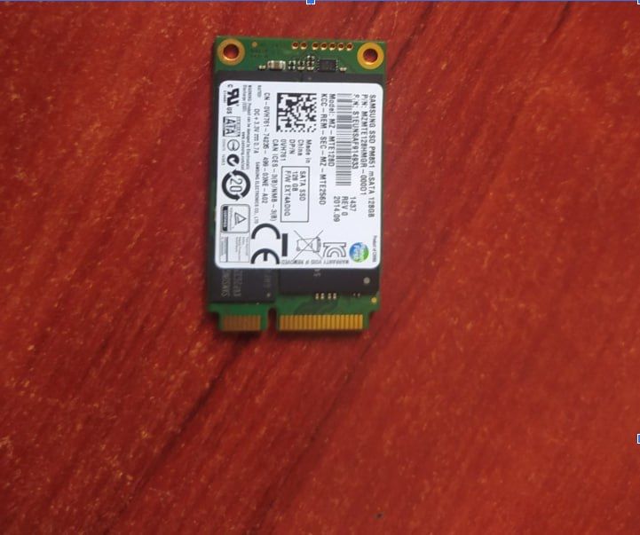 SSD Samsung PM851 mSATA ємністю 128 ГБ