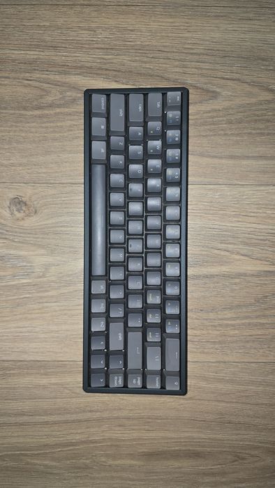 Teclado mecânico wireless keychron k6 teclas red