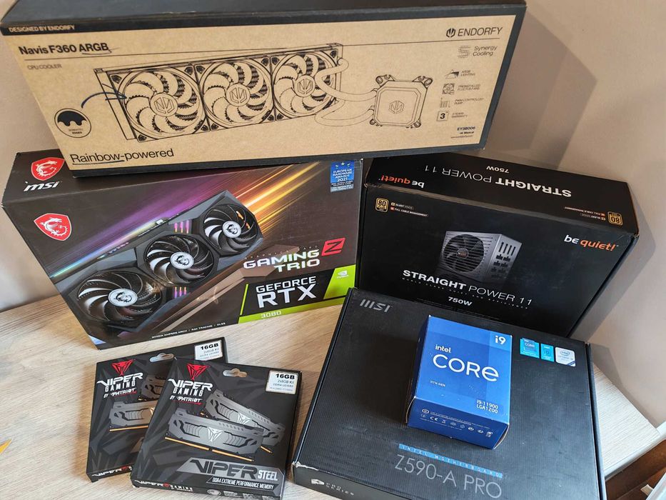 Komputer gamingowy | Intel Core i9, RTX 3080, AIO 360, 32GB RAM, 1TB NVMe