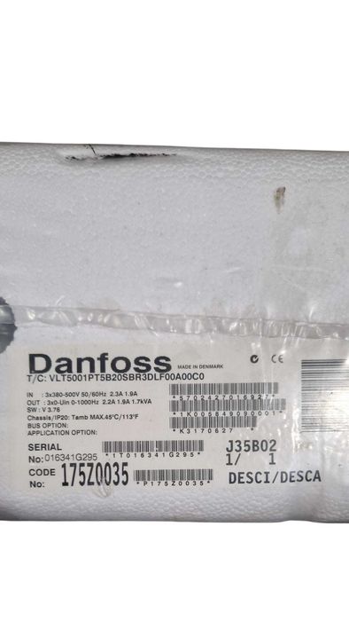 НОВІ Частотники Danfoss VLT5000 / VLT6000 0.75-4 кВт поставка 10 днів