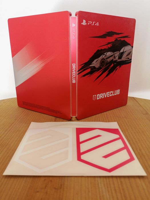 Driveclub (Steelbook / sem jogo) & 2 autocolantes