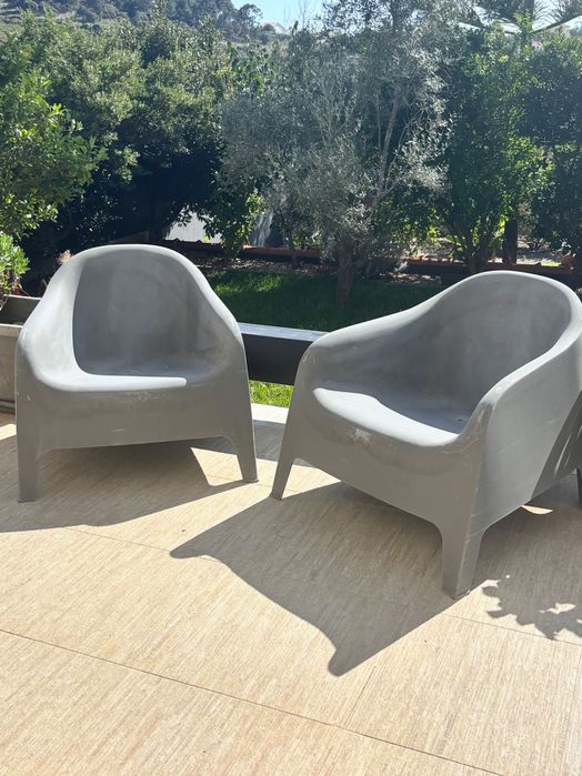 Cadeirões exteriores de jardim