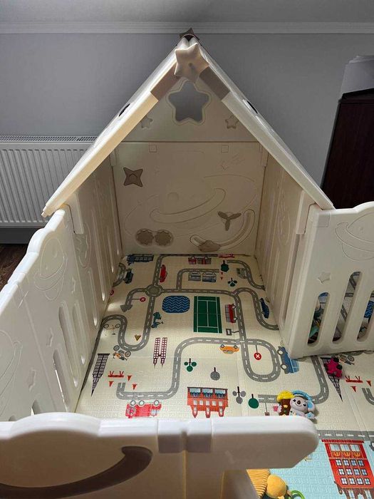 Дитячий манеж 2в1 Terrio Cosmo L 180х200 см