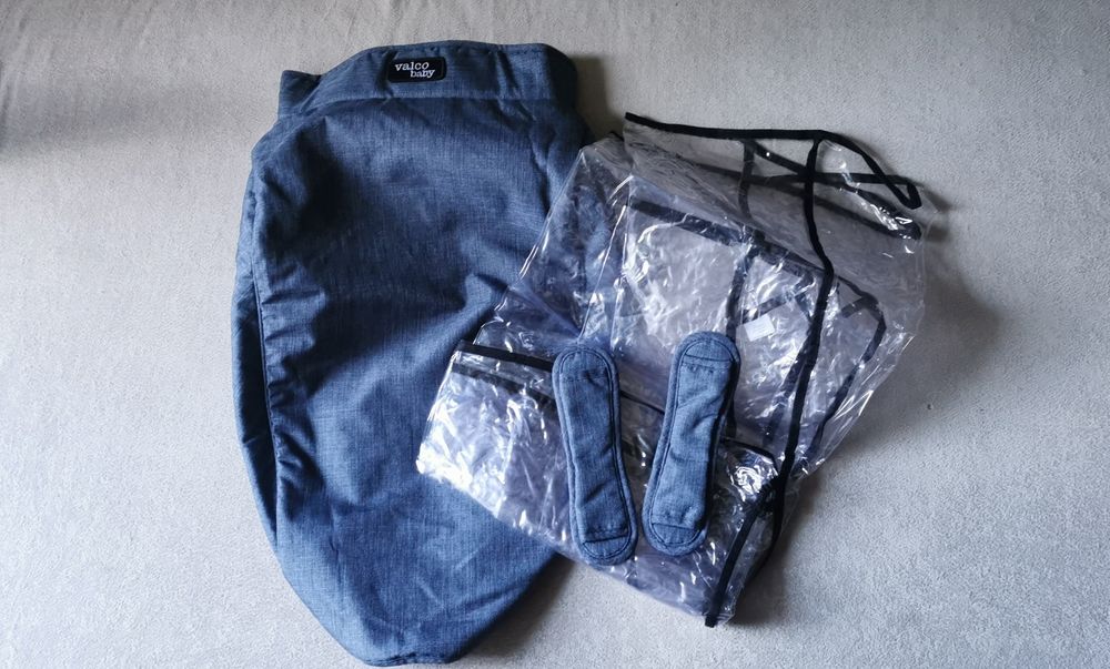 Nowe Valco snap baby denim osłonka osłona na nóżki folia przeciwdeszcz