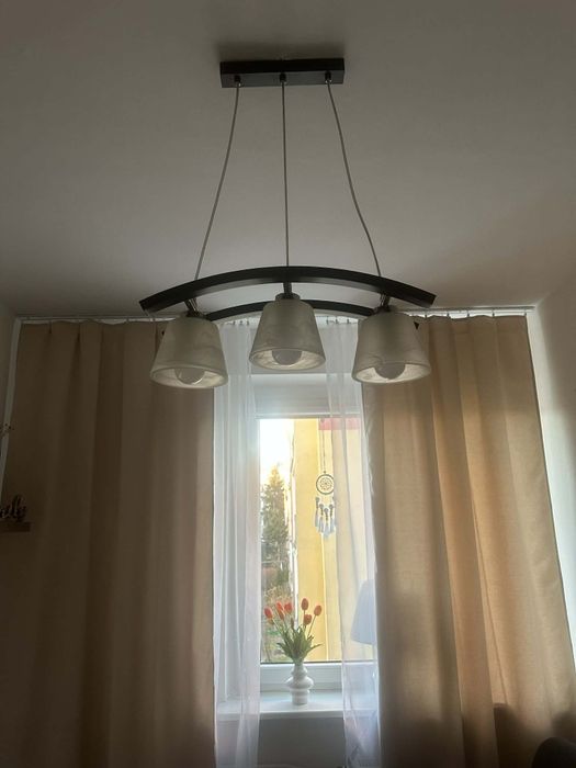 Lampa sufitowa z kloszami