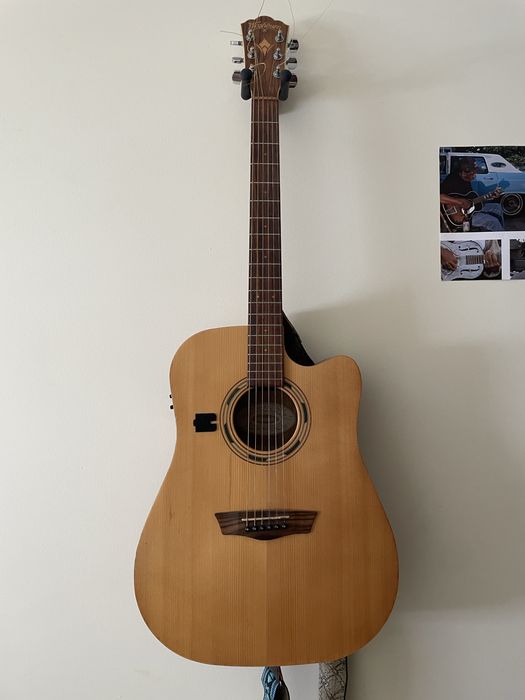 Guitarra Eletroacústica Washburn WD025SCE OP (Edição Especial 125 Anos)