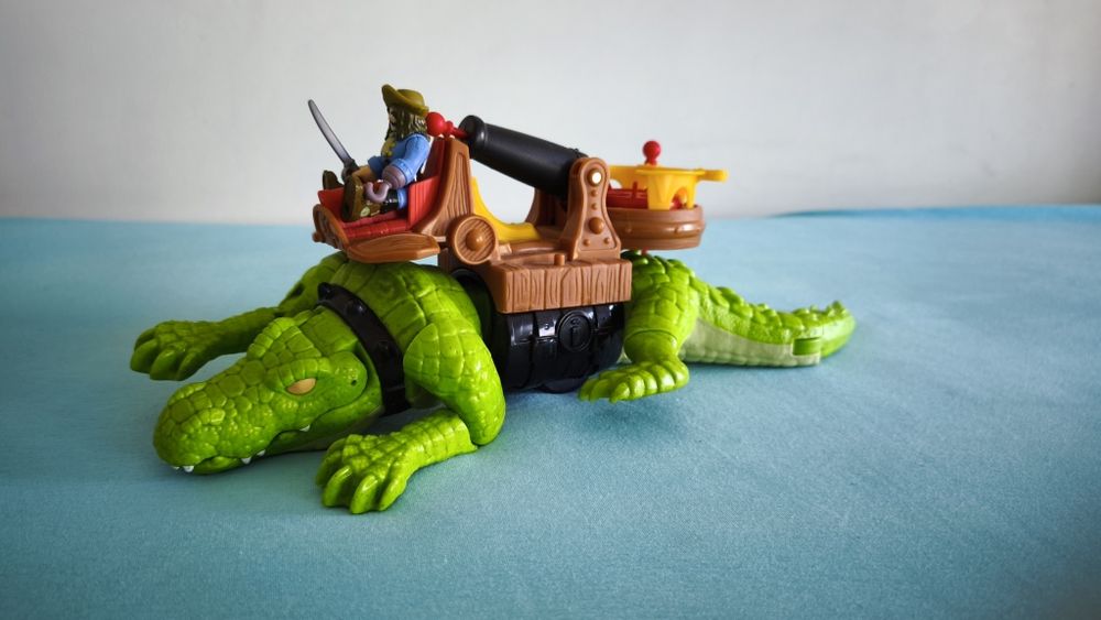 Fisher Price Imaginext kroczący krokodyl