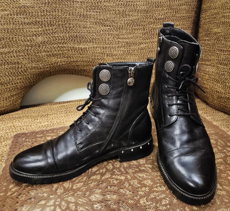 Черевики жіночі, шкіра, демисезон, 37 розмір