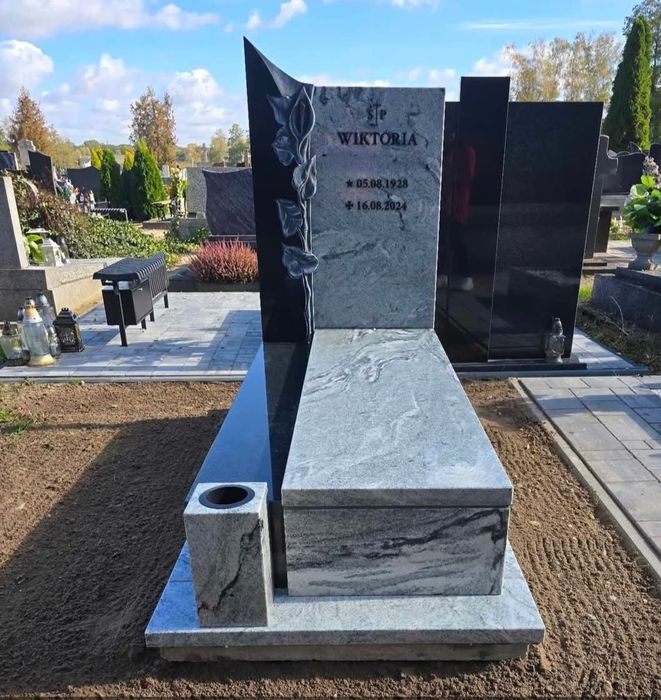 Nagrobek pomnik viscount white 90x190