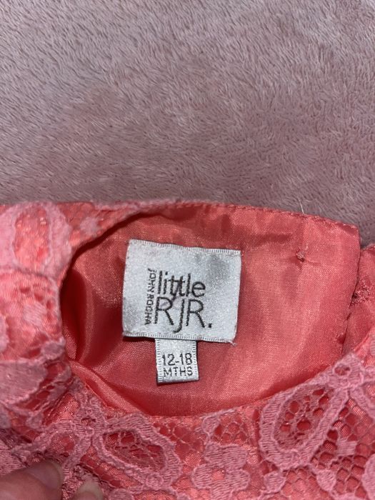 Очень яркое пышное платье на девочку 12-18 мес