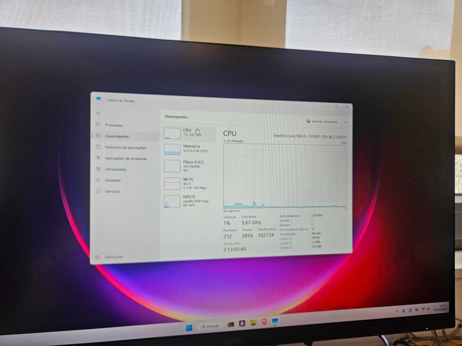 Mini PC i5 10ª Geração | 24GB RAM | SSD 256GB