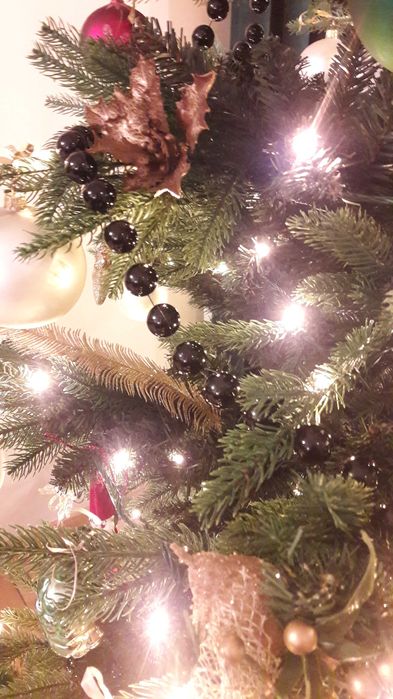 Czarny łańcuch choinka Glamour Industrialny Loft Nowoczesny Nowy