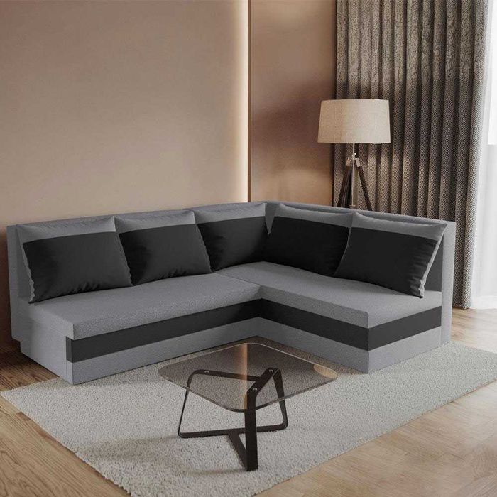 Narożnik z funkcją spania HUGO L / Raty / Szybka dostawa!