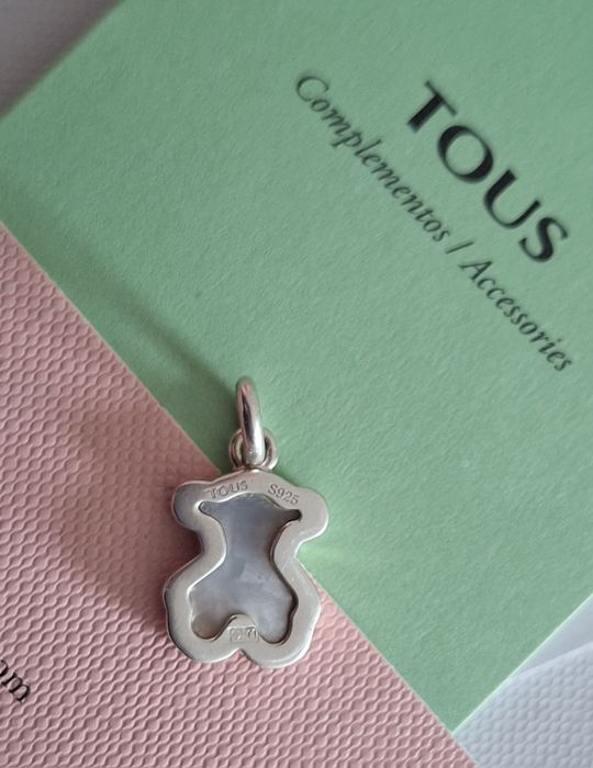 Tous zawieszka srebro 925 masa perłowa oryginalna