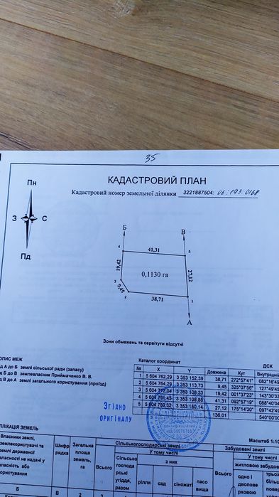 Участок под застройку ,с.Раковка