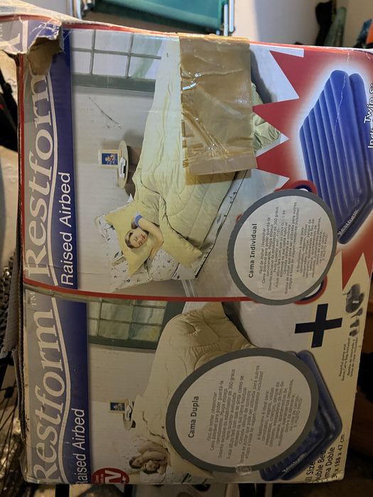 2 colchões insuflaveis
