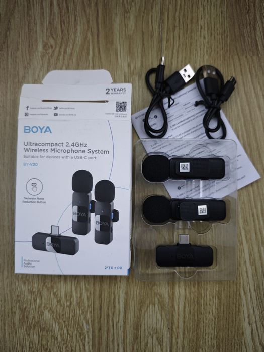 Бездротовий мікрофон by-v20 в стані нового