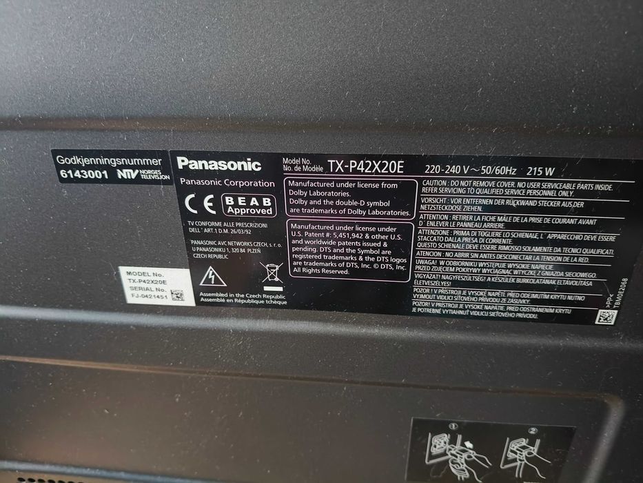 Tv Panasonic 42 cale