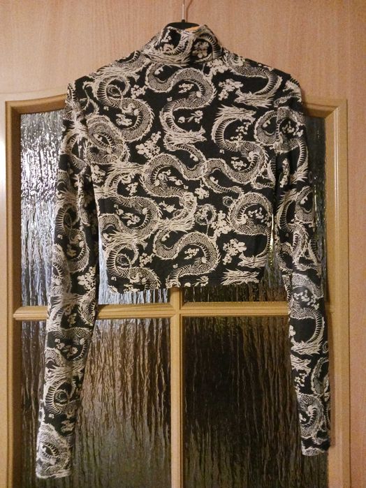 Bluzka z długim rękawem Crop top