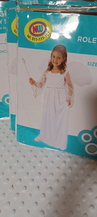 Aniołek Aniołek strój że skrzydłami nowy komplet