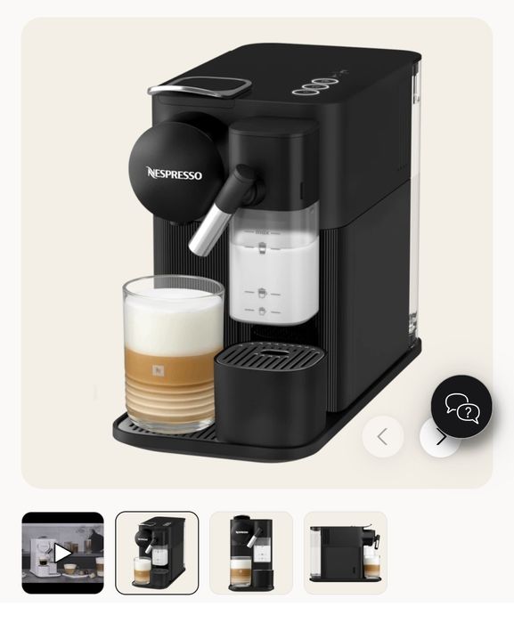 Máquina de Café Delonghi Nespresso Lattissima One Evo - Preto