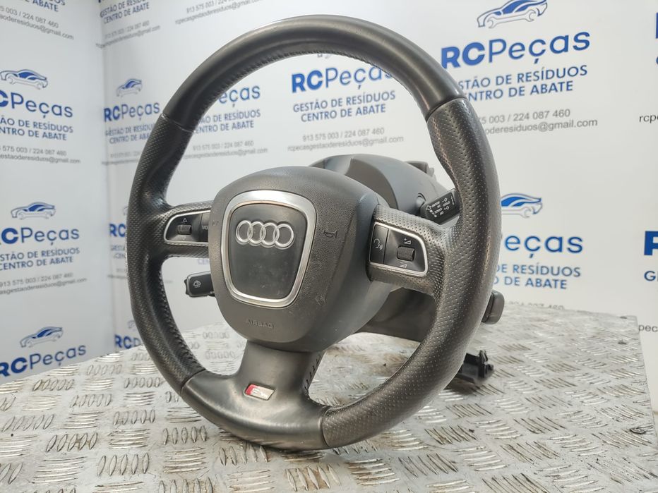 Volante Completo Em Pele Perfurada Audi A1 8X S-Line SLine