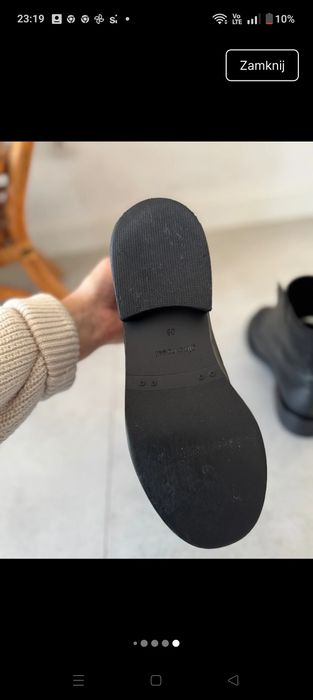 Czarna Botki damskie