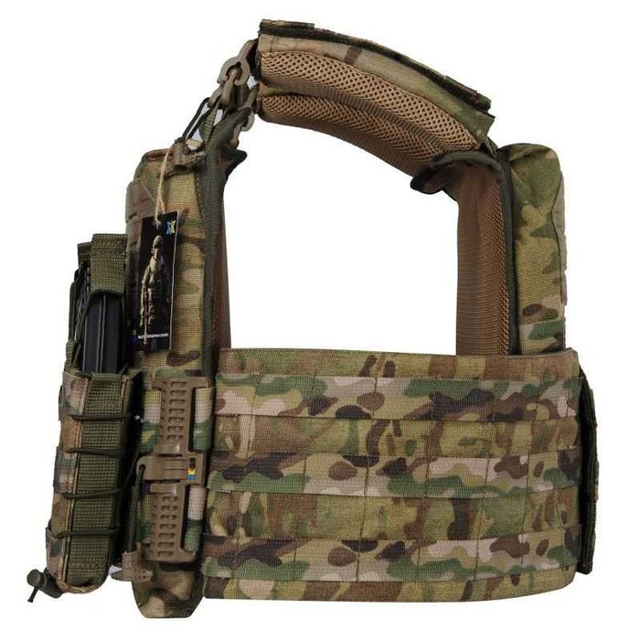 Плитоноска ARES Gen.2 Multicam + 3 подсумка під магазини Cordura 1000d