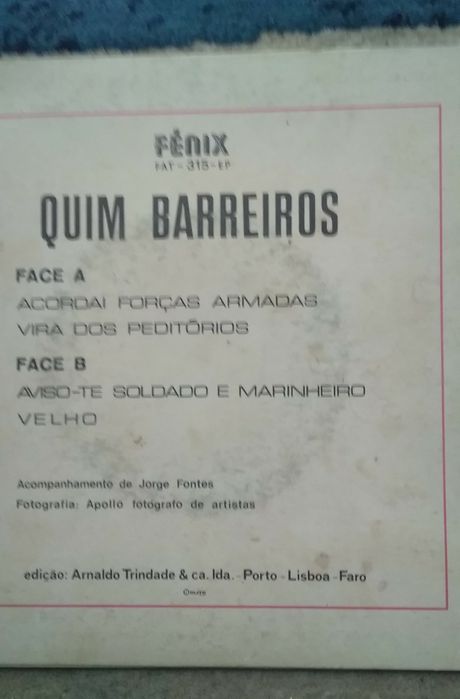 Discos vinil Quim Barreiros anos 70