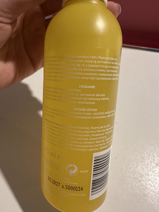 Ziaja Witamina C.B3  tonik do twarzy przed makijażem i po makijażu