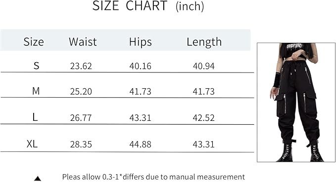 Damskie Spodnie Joggers Czarne Z Wysokim Stanem Kieszeniami Czarne XXL