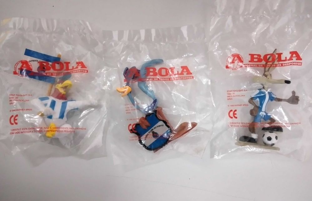 Bonecos A Bola / Benfica - Porto - Sporting/ Looney Tunes/ Star Toys