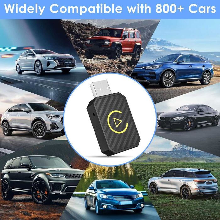 2w1 bezprzewodowy adapter Carplay do Apple iOS Android Auto Smart USB