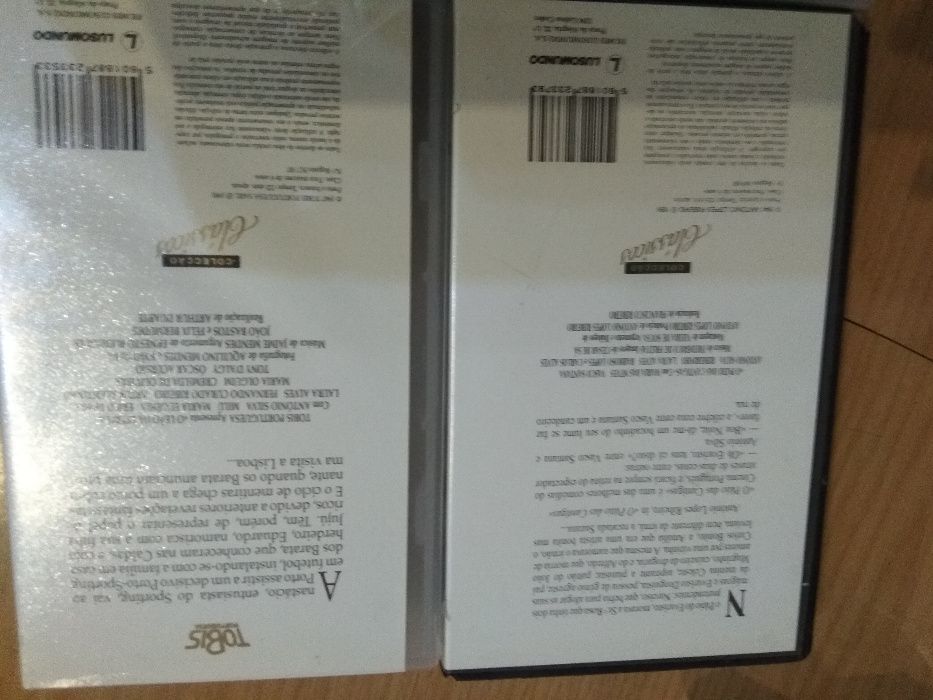 VHS O Pátio das Cantigas | A Canção de Lisboa | O Leão da Estrela