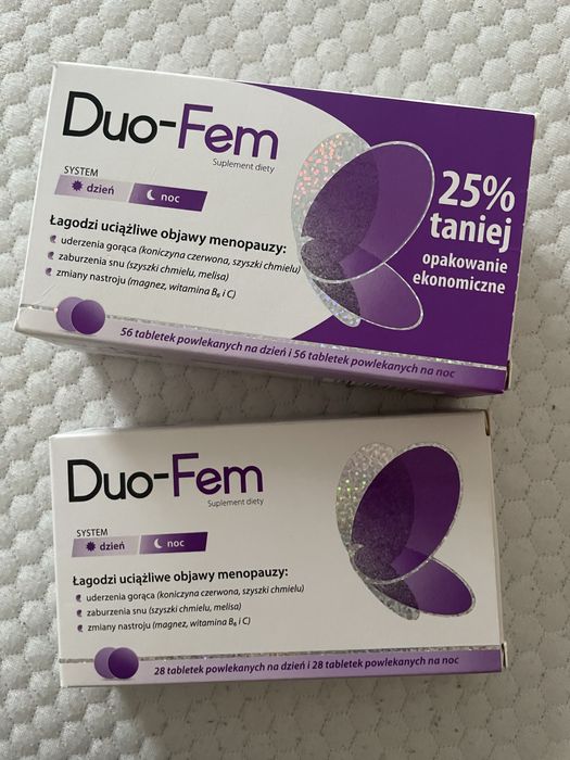 Suplement doety Duo-Fem tylko na dzień 6 blistrów Duofem duo fem