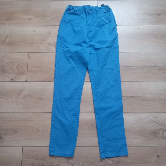 Spodnie Reserved eleganckie niebieskie dla chłopca rozmiar 164