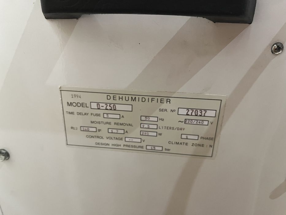Desumificador otimo estado