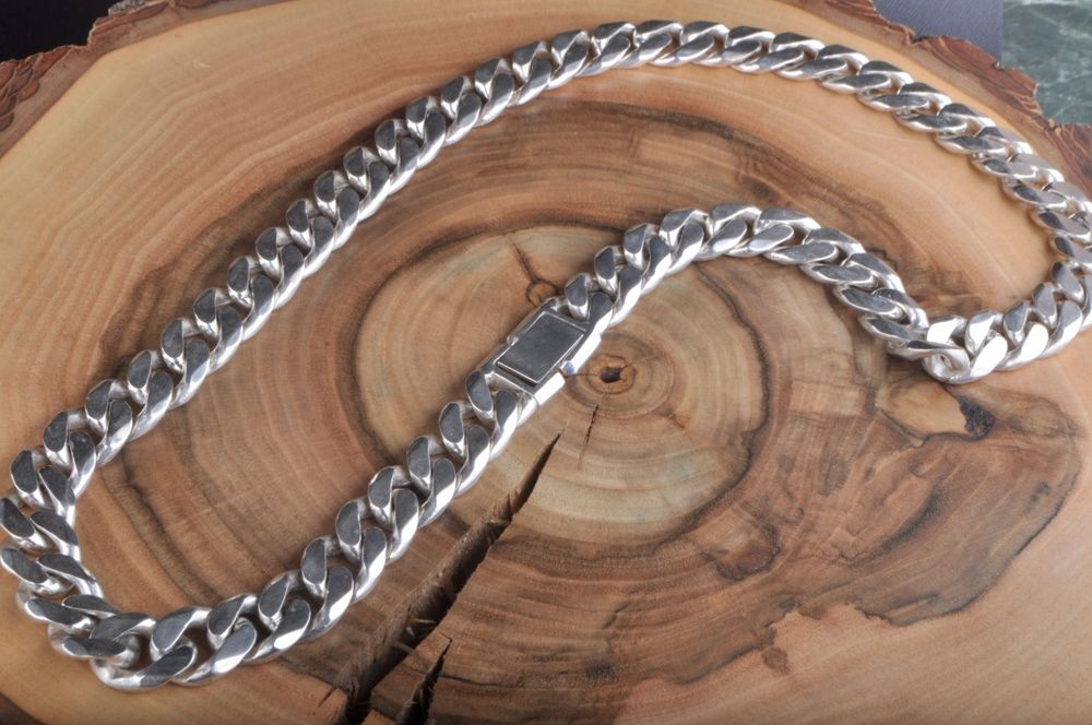 Серебряная цепочка картье 226.7g - 65см