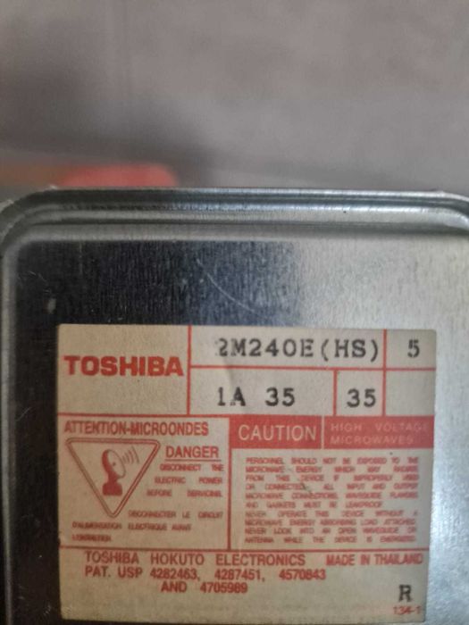 Magnetron do kuchenki mikrofalowej Toshiba 2M24oe hs oryginał gwarancja