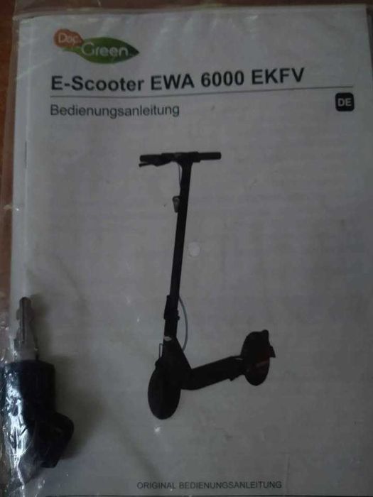 Hulajnoga Ewa 6000 350W 36v 7.5 ah