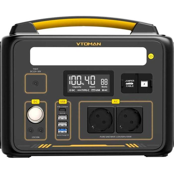 Зарядна станція Vtoman Jump 600X PB-20 299Wh 600W EU  (Наявність Київ)