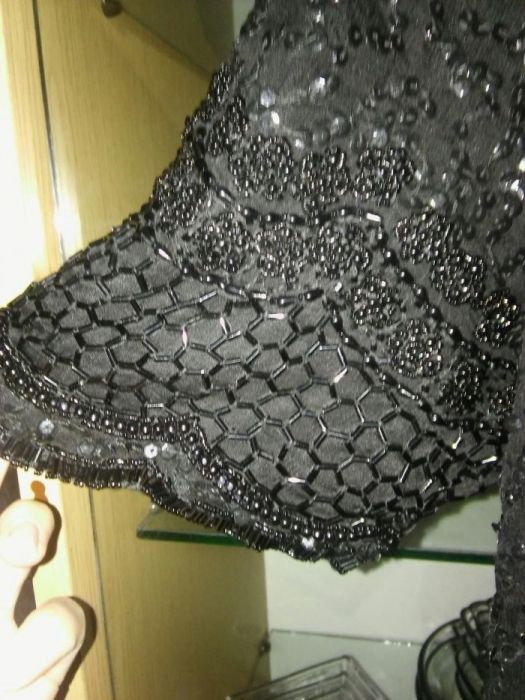 Sukienka tunika błyszcząca