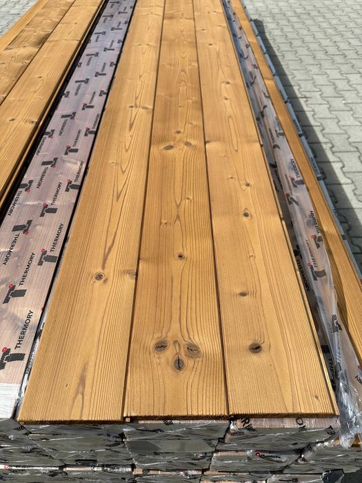 Deska Elewacyjna drewniana Thermo Świerk Szczotkowana 20x140mm C3