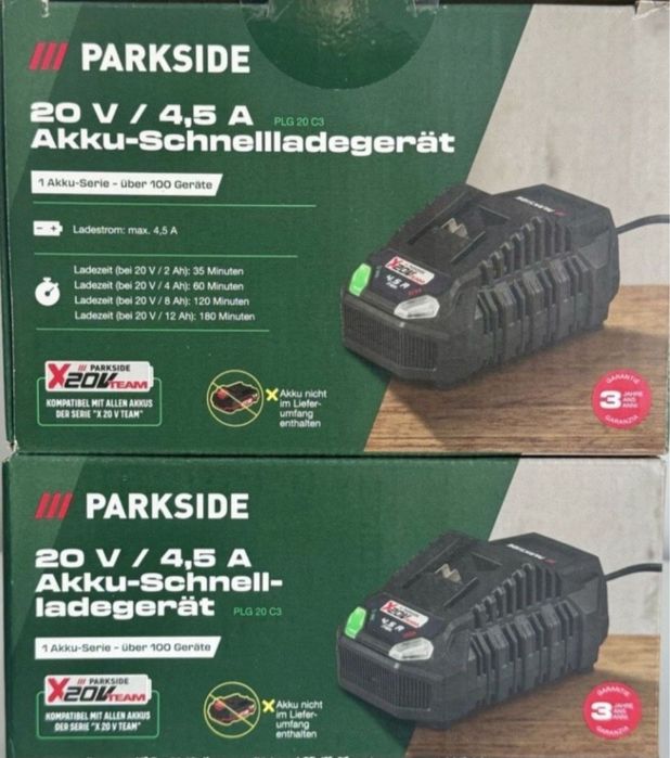 Parkside зарядний пристрій  4,5 А ,120W  PLG 20 C 3,2026 року