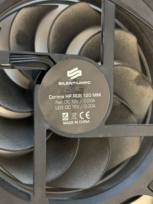 3x SilentiumPC Corona RGB - Wentylatory - 120 mm - 3 Pin